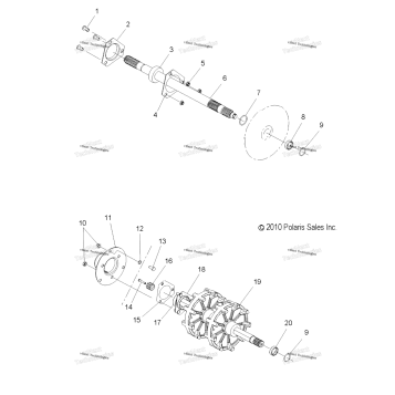 DRIVE TRAIN, JACKSHAFT & DRIVESHAFT