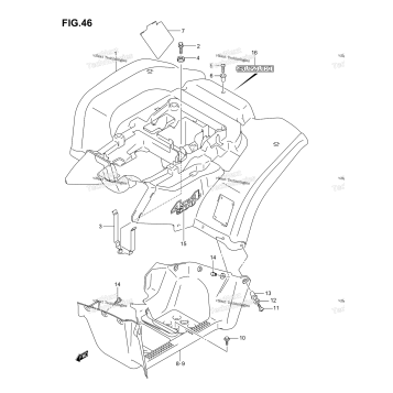REAR FENDER (MODEL K4)