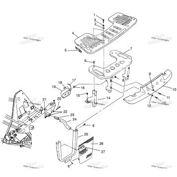 FRONT RACK & BUMPER MOUNTING XPLORER 300