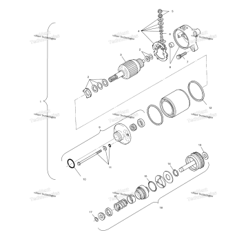 STARTING MOTOR A99CH50EB