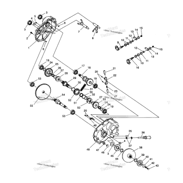 GEARCASE ASSEMBLY SPORTSMAN 4X4