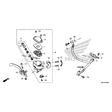 FRONT BRAKE MASTER CYLINDER