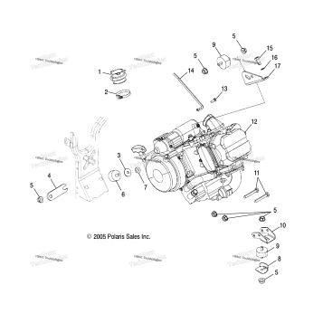 ENGINE, MOUNTING