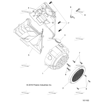 ENGINE, FAN COVER AND SHROUD COMP