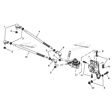 GEARCASE SELECTOR MOUNTING