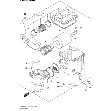 AIR CLEANER (LT-A400FZL5 P33)