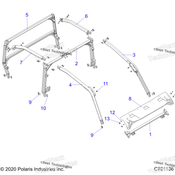 CHASSIS, CAB FRAME