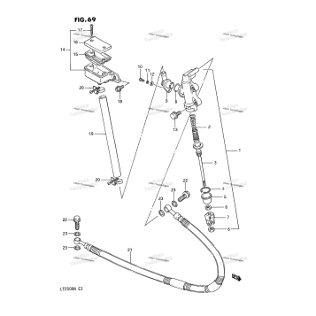 REAR MASTER CYLINDER (MODEL F)