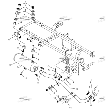 EXHAUST SYSTEM XPLORER 500