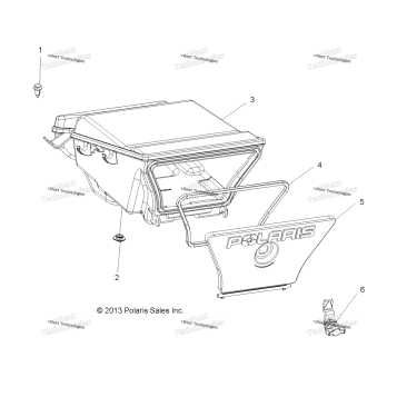 BODY, STORAGE BOX, REAR