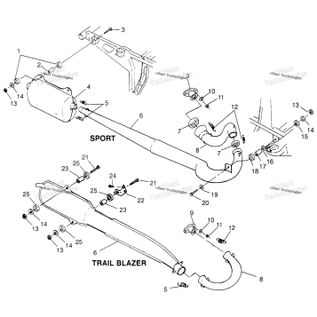 EXHAUST SYSTEM W968540