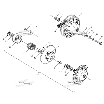 DRIVEN LUTH W98H50A(D)(E)(F) (4950135013C005)