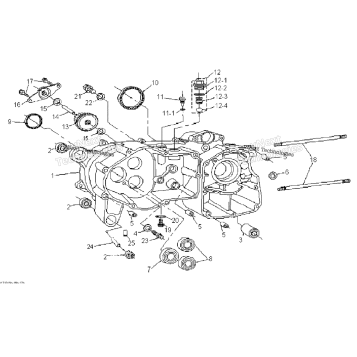 CRANKCASE, LEFT