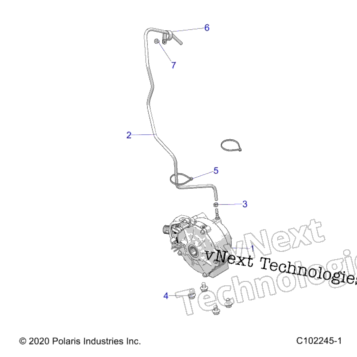 DRIVE TRAIN, FRONT GEARCASE MOUNTING