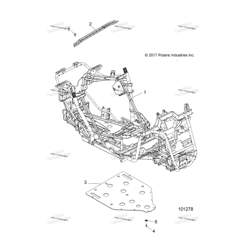 CHASSIS, MAIN FRAME AND SKID PLATE