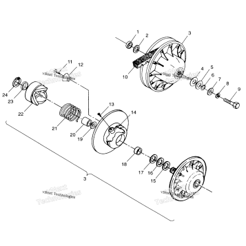 DRIVEN CLUTCH N98AE50D