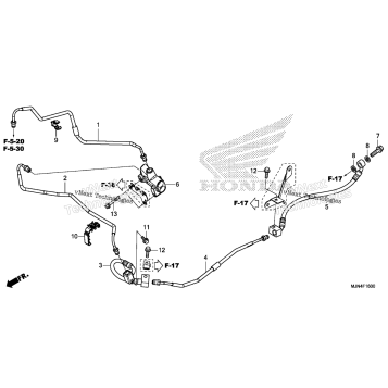 PROPORTIONING CONTROL VALVE + REAR BRAKE HOSE