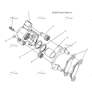 BRAKES, REAR CALIPER