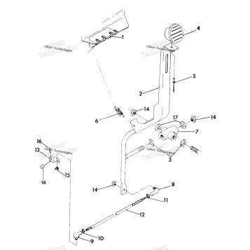SHIFT LINKAGE ASSEMBLY 250 4X4