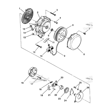 RECOIL STARTER 4X4 350L