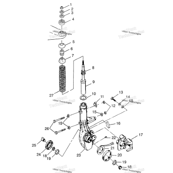 FRONT STRUT XPLORER 300