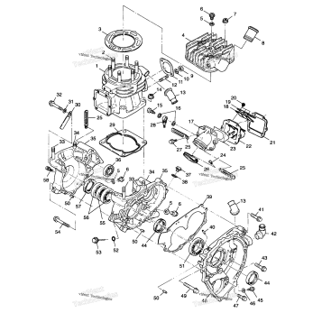 CRANKCASE & CYLINDER