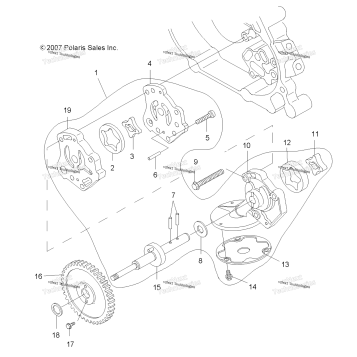 ENGINE, OIL SYSTEM & OIL PUMP