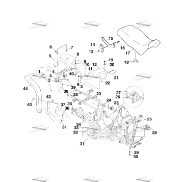 REAR CAB & SEAT A99CH45IA