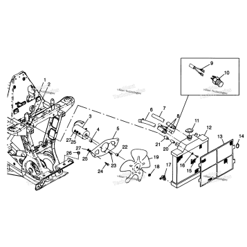 COOLING SYSTEM XPLORER 400L