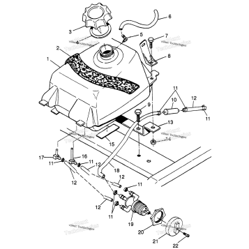 FUEL TANK XPLORER 400L