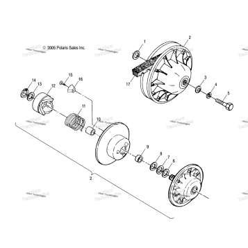 CLUTCH, DRIVEN A07MH50AB/AX/AY/AZ