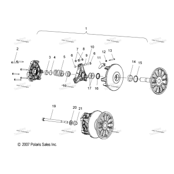 DRIVE TRAIN, PRIMARY CLUTCH