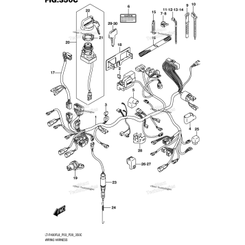 WIRING HARNESS (LT-F400FL8 P33)