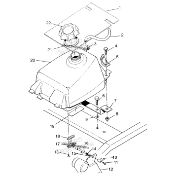 FUEL TANK ASSEMBLY SWEDISH 4X4 400L