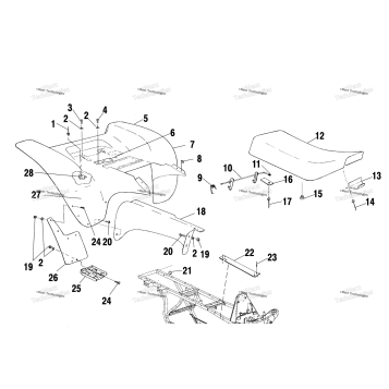 REAR CAB AND SEAT A02BG50AA/AC