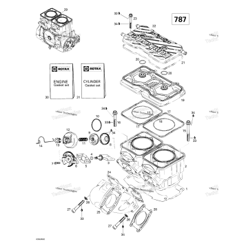 CYLINDER, EXHAUST MANIFOLD (787)