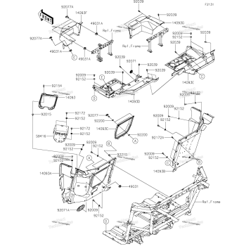 FRAME FITTINGS(REAR)