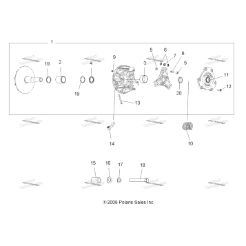DRIVE TRAIN, PRIMARY CLUTCH