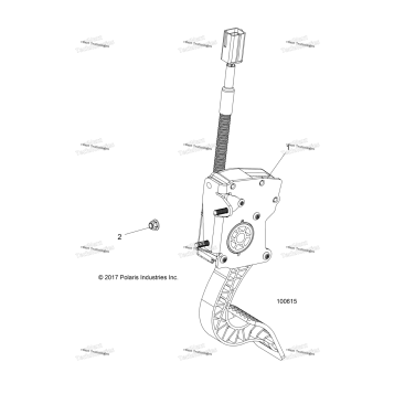 ENGINE, THROTTLE PEDAL