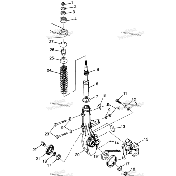 FRONT STRUT W98AE50A