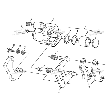 FRONT BRAKE SPORT 400L
