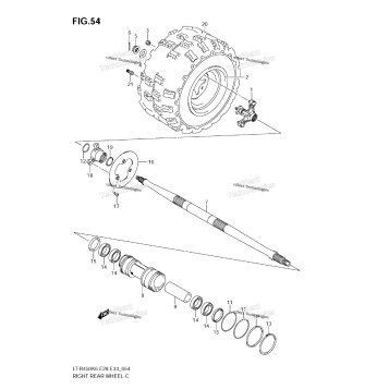 RIGHT REAR WHEEL (MODEL K6/K7)