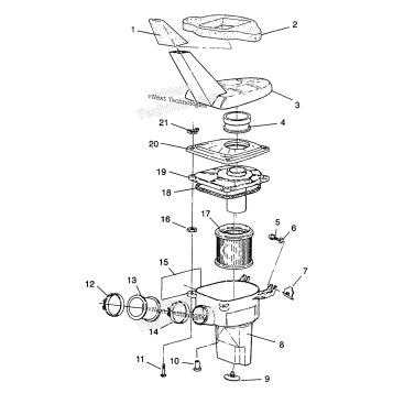 AIR BOX ASSEMBLY 4X4 350L