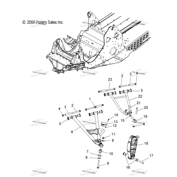 SUSPENSION, FRONT (49SNOWSUSPFRT08800RMK)
