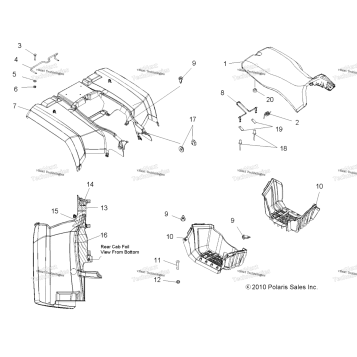 BODY, REAR CAB, SEAT & FOOTWELLS