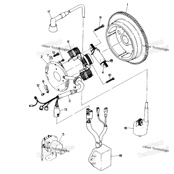 MAGNETO ASSEMBLY 6X6