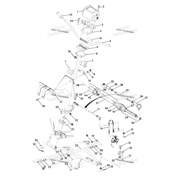 STEERING ASSEMBLY 4X4 UPDATED 4/89