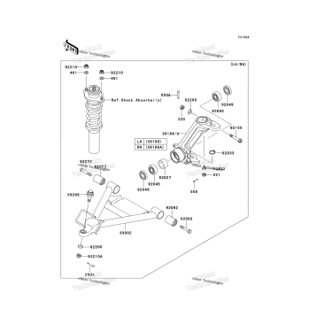 FRONT SUSPENSION (J8F)