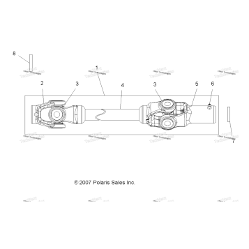 DRIVE TRAIN, FRONT PROP SHAFT