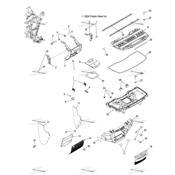 FRONT STORAGE & BUMPER MOUNTING /AN